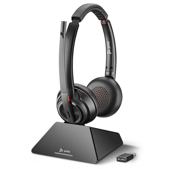 Poly Savi 8220 UC Office Stereo Wireless DECT Headset