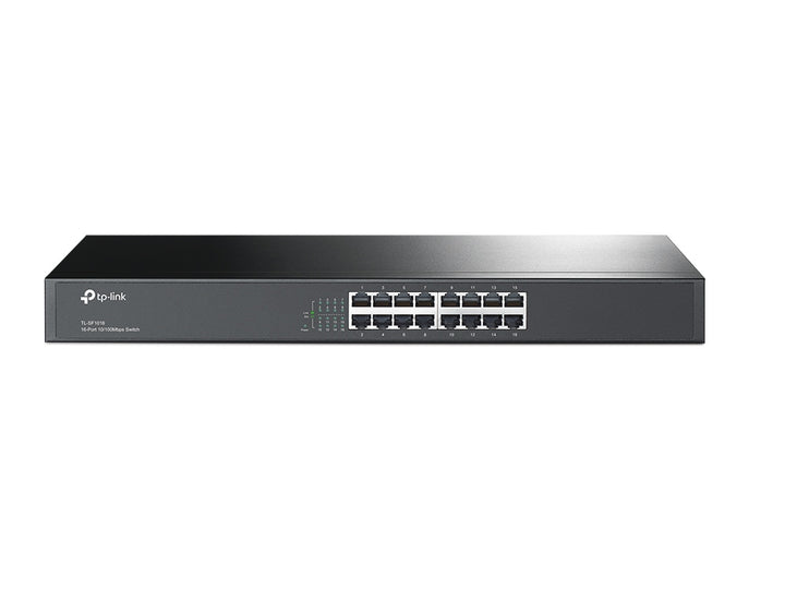 TP-Link TL-SF1016 16-Port 10/100Mbps Rackmount Switch front view