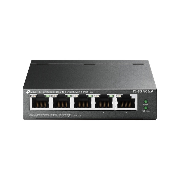 TP-Link Omada TL-SG1005LP 5-Port Gigabit Desktop PoE Switch with 4-Port PoE+