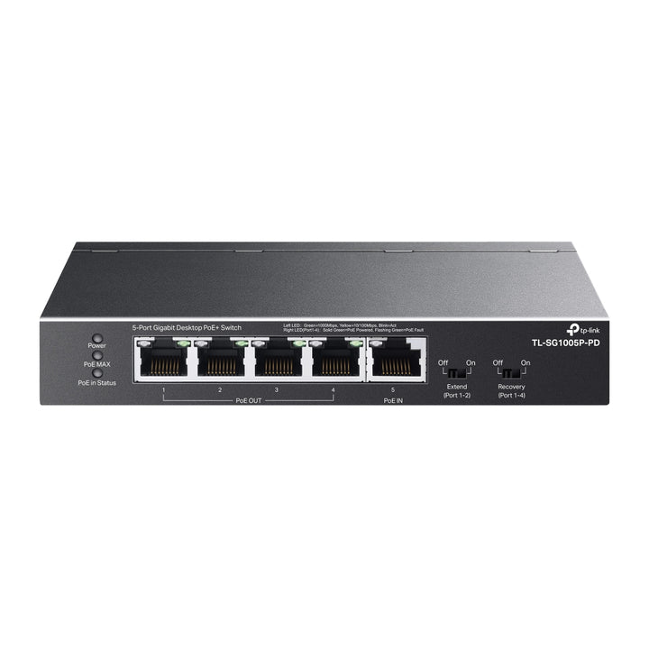 TP-Link Omada TL-SG1005P-PD 5-Port Gigabit PoE++ In PoE+ Out Switch