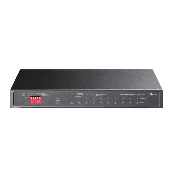 TP-Link Omada TL-SG1210PP 10-Port Gigabit Desktop Switch with PoE++ and PoE+