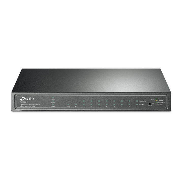 TP-Link JetStream 10-Port Gigabit Smart Switch with 8-Port PoE+ (TL-SG2210P)
