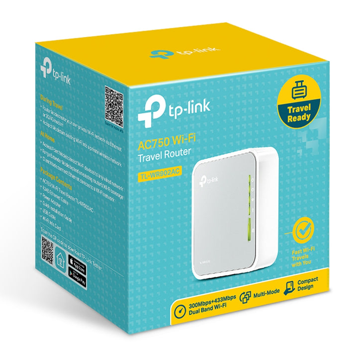 TP-Link TL-WR902AC AC750 Wireless Travel Router — product view 1