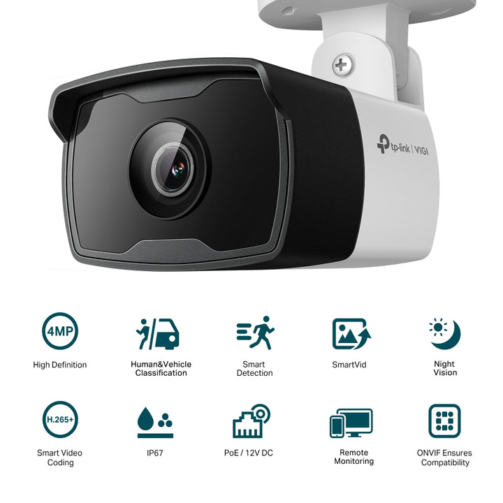TP-Link VIGI C340I 4MP Outdoor IR Bullet Network Camera 4mm — product view 1