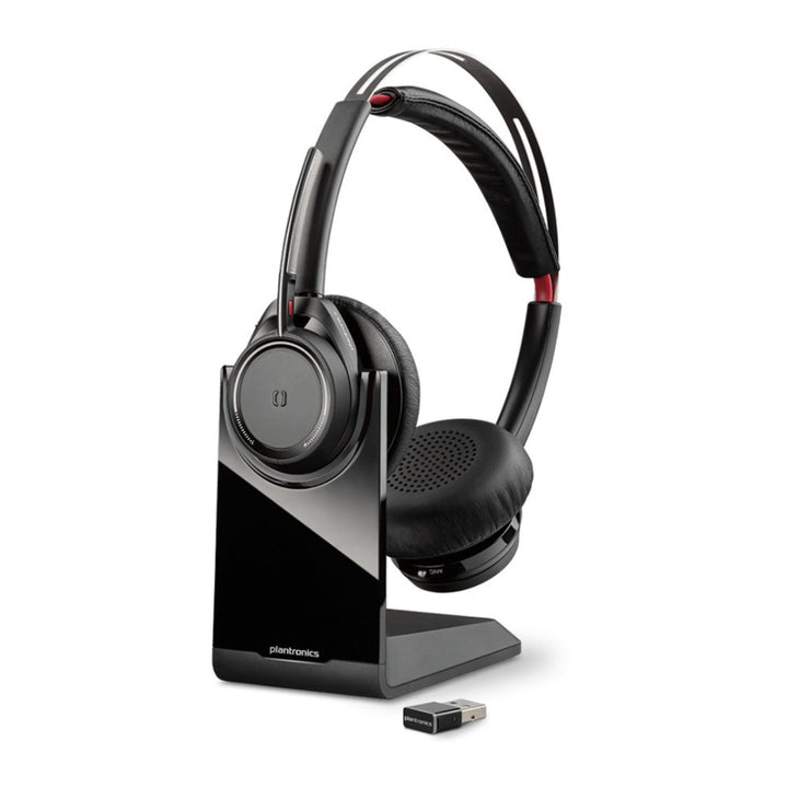 Poly Voyager Focus MS B825 Wireless Headset w/Stand USB-A