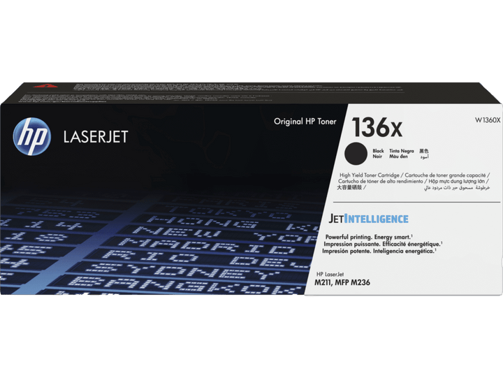 HP 136X High Yield Black Original LaserJet Toner Cartridge (W1360X) - image 1