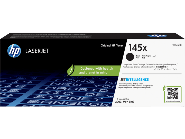 HP 145X High Yield Black Original LaserJet Toner Cartridge (W1450X) - image 1