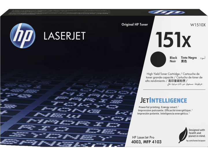 HP 151X Black LaserJet Toner Cartridge (W1510X) - image 1
