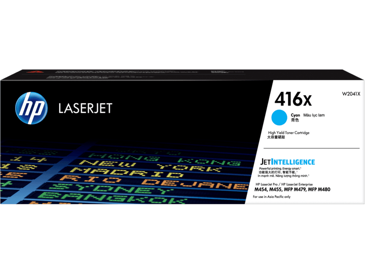 HP 416X High Yield Cyan Original LaserJet Toner Cartridge (W2041X) - image 1