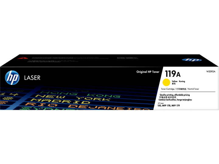 HP 119A Yellow Original Laser Toner Cartridge (W2092A) - image 1