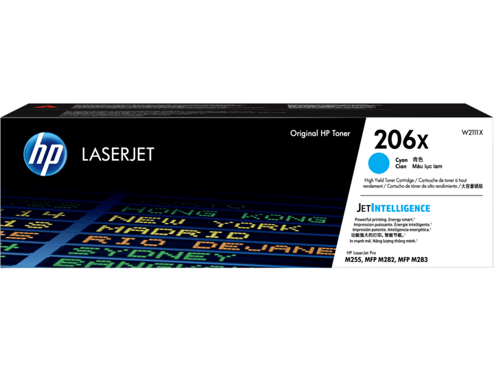 HP 206X High Yield Cyan Original LaserJet Toner Cartridge (W2111X) - image 1