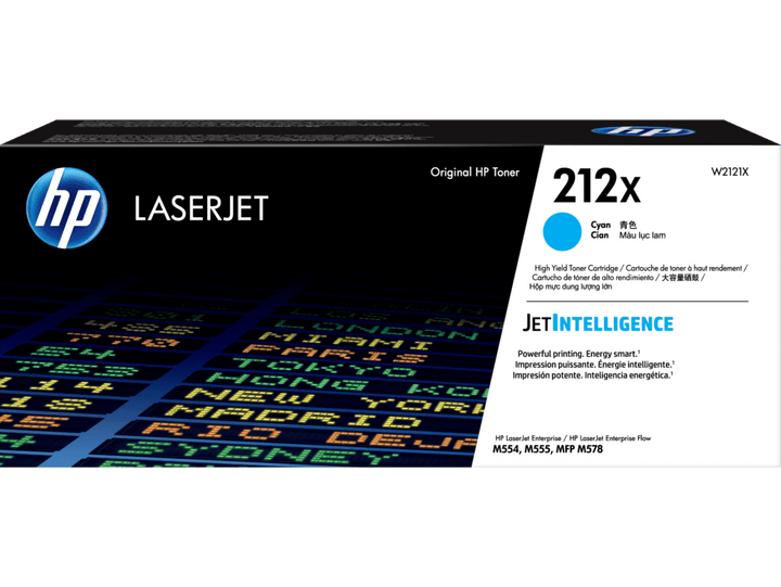 HP 212X High Yield Cyan Original LaserJet Toner Cartridge (W2121X) - image 1