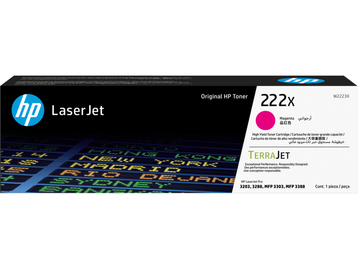 HP 222X High Yield Magenta Original LaserJet Toner Cartridge (W2223X) - image 1