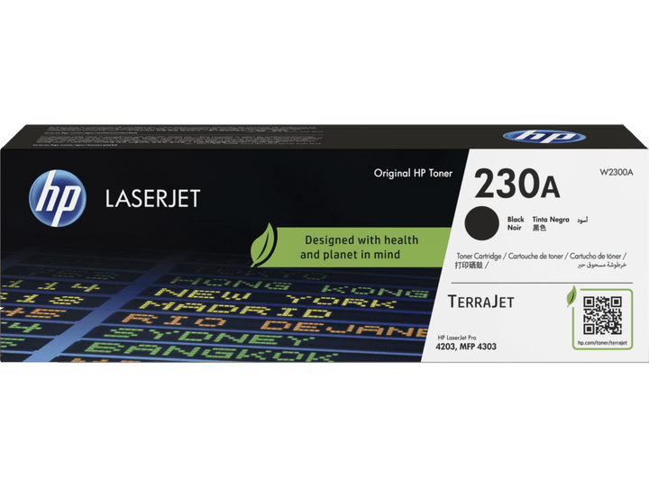 HP 230A Black Original LaserJet Toner Cartridge (W2300A) - image 1