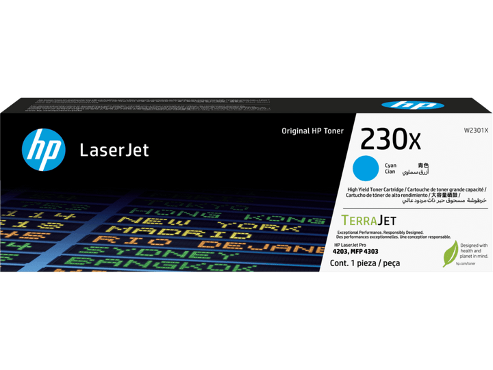HP 230X Cyan Original LaserJet Toner Cartridge (W2301X) - image 1