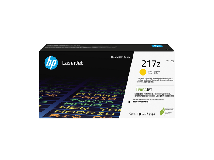 HP 217Z Ultra High Yield Yellow Original LaserJet Toner Cartridge (W2172Z) - image 1