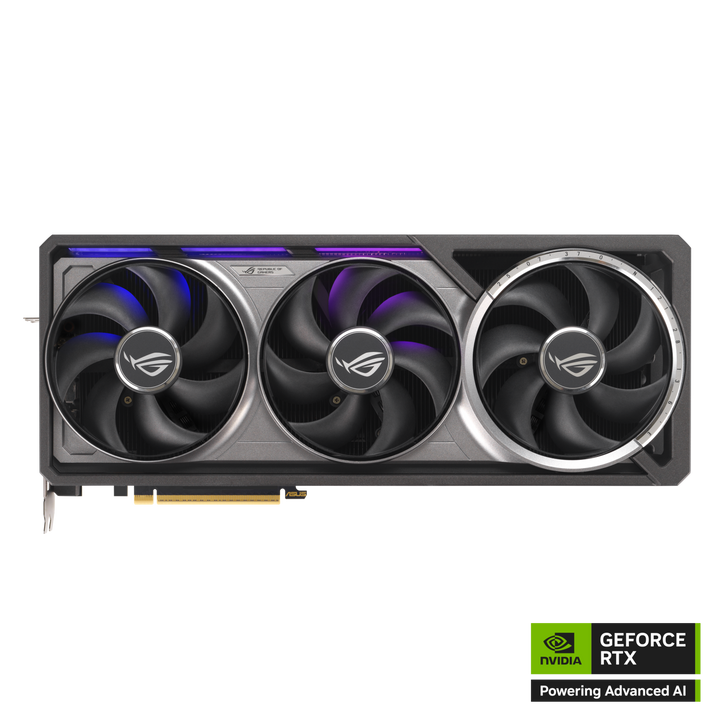 ASUS ROG Astral GeForce RTX 5090 32GB GDDR7 OC Edition graphics card - front with NVIDIA badge