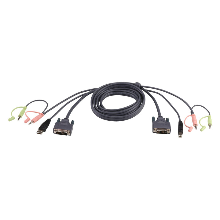 ATEN 2L-7D02U 1.8 m USB DVI-D single link KVM cable