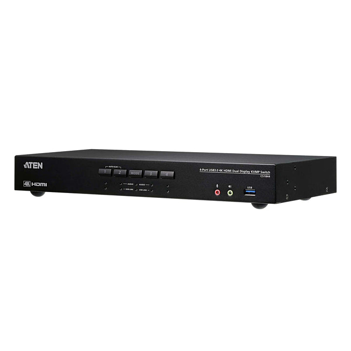 ATEN CS1844 4-port 4K HDMI dual display KVMP switch