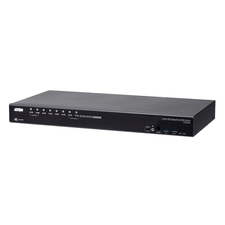 ATEN CS19208 8-port USB 3.0 4K DisplayPort rack KVM switch