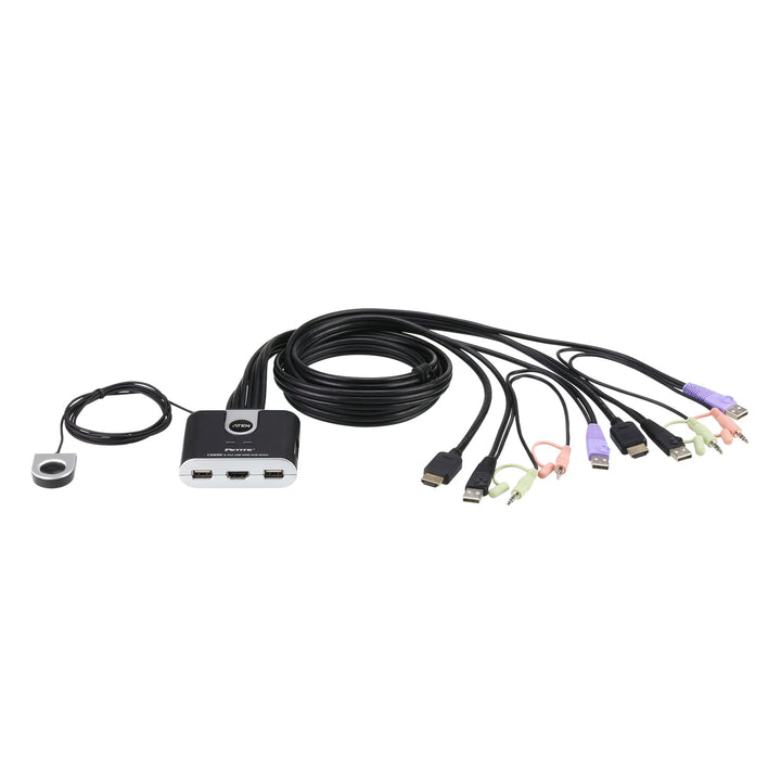 ATEN CS692 2-port USB HDMI/audio cable KVM switch