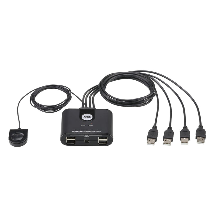 ATEN US424 4 x 4 USB 2.0 peripheral sharing switch