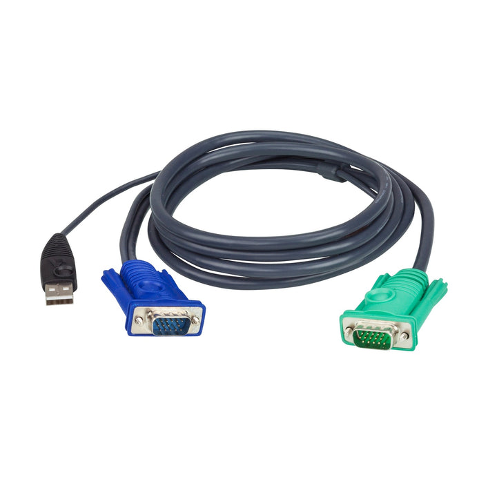 ATEN 2L-5202U 1.8 m USB VGA KVM cable with SPHD connector