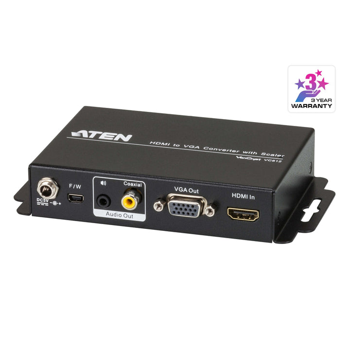 ATEN VC812 HDMI to VGA/audio converter with scaler