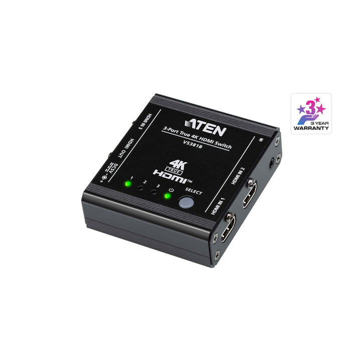 ATEN VS381B 3-port True 4K HDMI switch