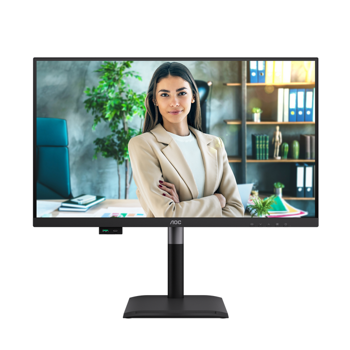AOC U27P4C 27" 4K UHD IPS 60Hz USB-C Business Monitor with 96W Charging & KVM - image 1