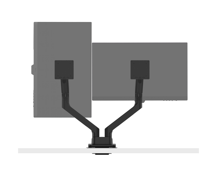 BenQ BDH01 Dual Monitor Arm 17"-35" 20kg Gas Spring Ergo Arm (Black)