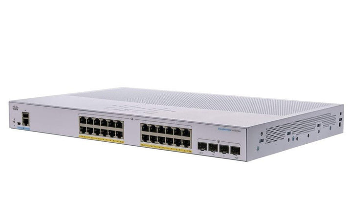 Cisco Business CBS350 24 Port PoE 195W Managed Switch (CBS350 - 24P - 4G) - SourceIT