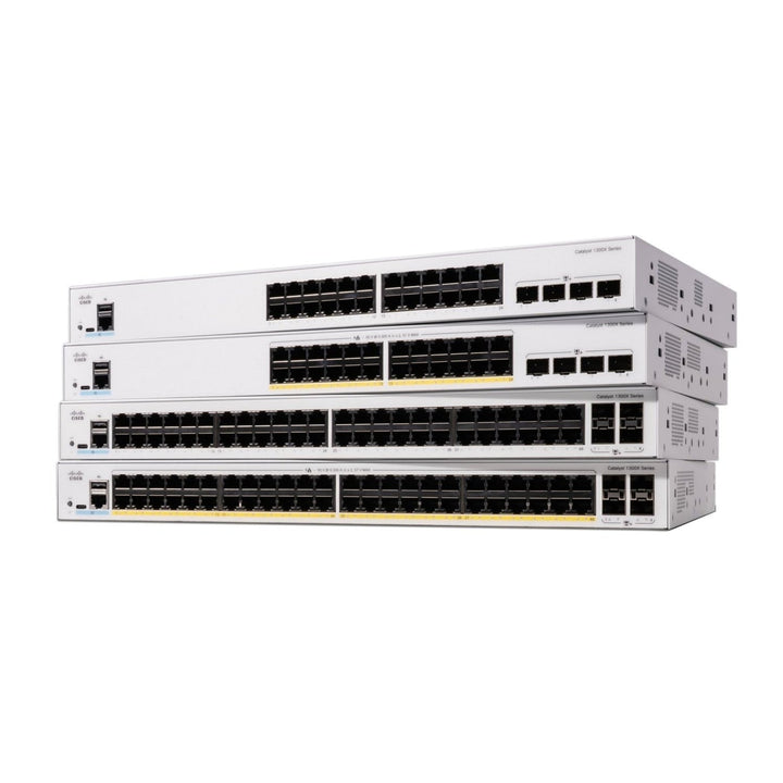 Cisco Catalyst 1300X C1300X-24P-4X — Catalyst 1300X 24/48-port models (second from top)