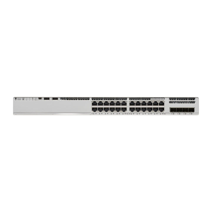 Cisco Catalyst 9200L 24-Port Gigabit PoE+ 370W, 4x 10G SFP+ Managed Switch, Network Essentials