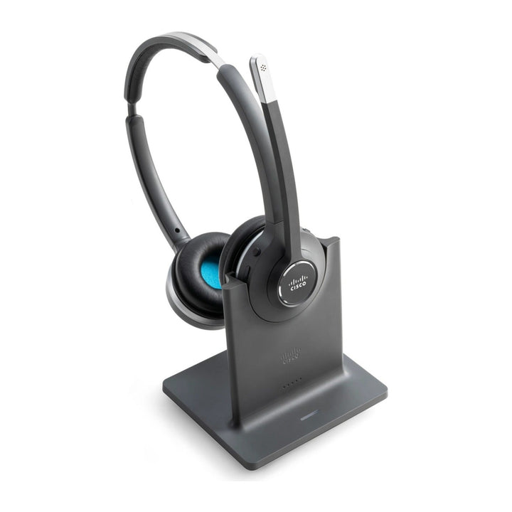 Cisco Headset 562 Wireless Dual On-Ear DECT Headset with Standard Base, EU/Asia Region