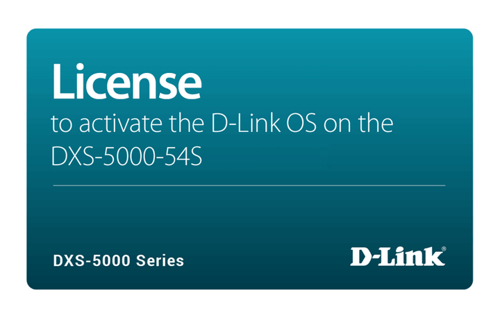 D - Link License to activate D - Link OS (DXS - 5K - 54S - DC - LIC) - SourceIT