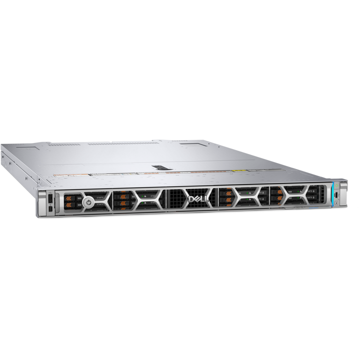 Dell PowerEdge R6715 1U rack server - front view