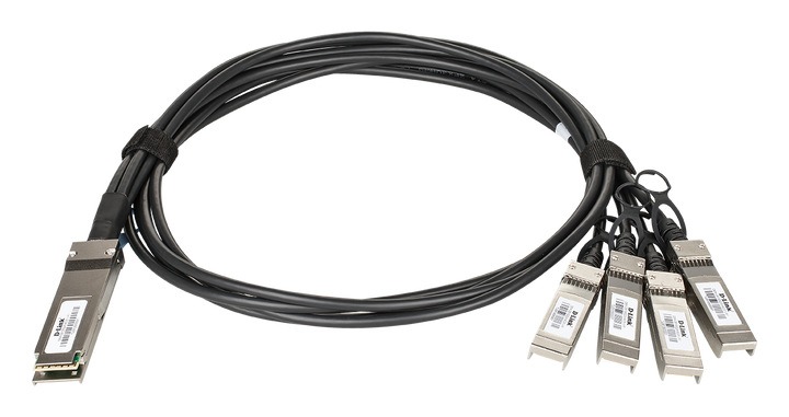D-Link DEM-CB100Q28-4S28 100G QSFP28 to 4x 25G SFP28 Breakout Cable