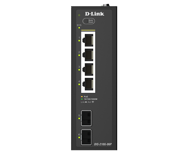 D-Link DIS-210G-06P front