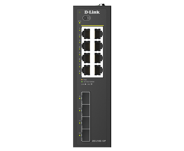 D-Link DIS-210G-12P front