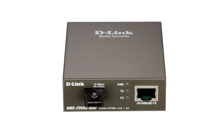 DLINK100Base-TX to 100Base-FX (SC) Single-mode Media Converter (30km)(DMC-F30SC/E) - SourceIT