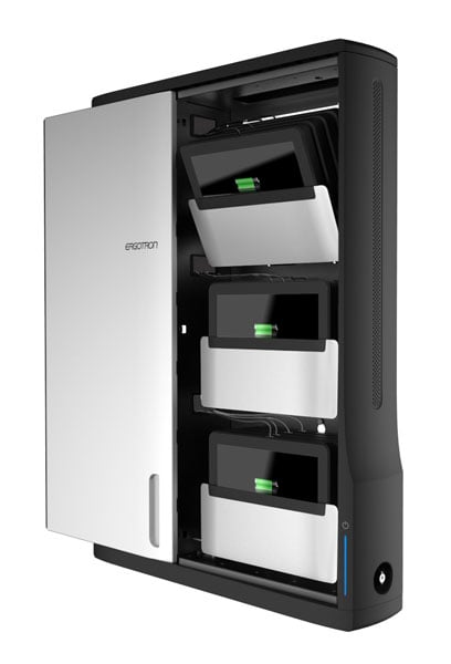 Ergotron Zip12 Charging Wall Cabinet (DM12-1006-3) - Ergotron product view