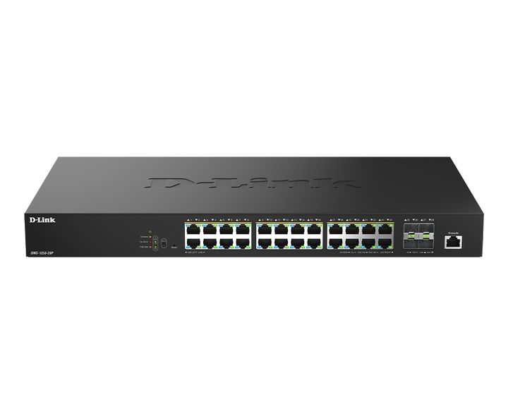 D-Link DMS-1250-28P 28-Port 2.5G Smart Managed PoE Switch