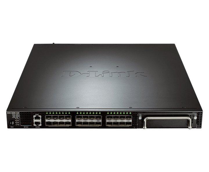 D-Link DXS-3600-32S/EEI 24-Port 10G SFP+ L3 Stackable Managed Switch