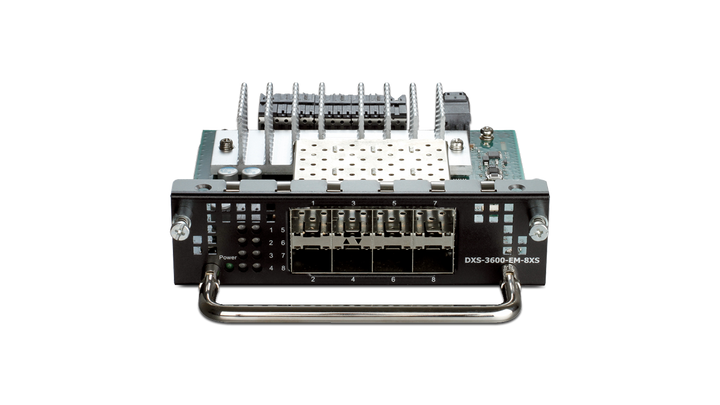 D-Link DXS-3600-EM-8XS 8-Port 10G SFP+ Expansion Module