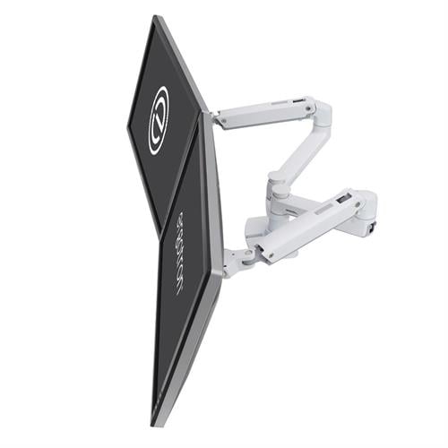 Ergotron LX Dual Desk Mount Side - by - Side Arm White (45 - 491 - 216)
