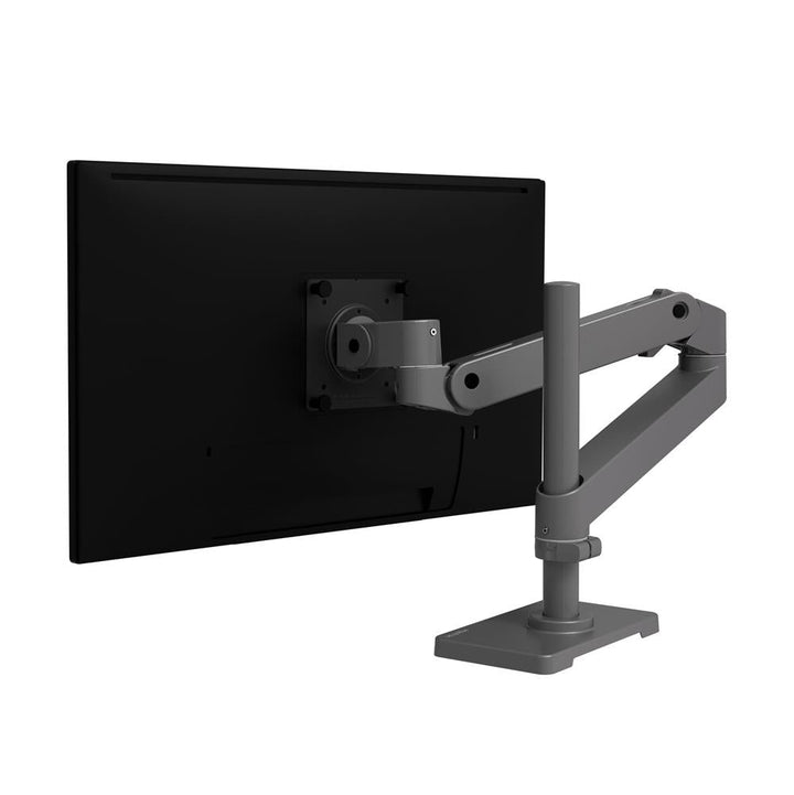 Ergotron LX Pro Desk Monitor Arm, Tall Pole Dark Grey (45 - 695 - 293)