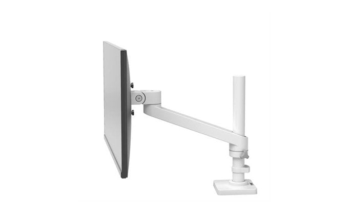Ergotron NX Braccio Da Tavolo Per Monitor 34 Pollici, Supporto VESA 75/100, Inclinazione E Rotazione Regolabili, Gestione Cavi, Colore Nero, 45-669-216