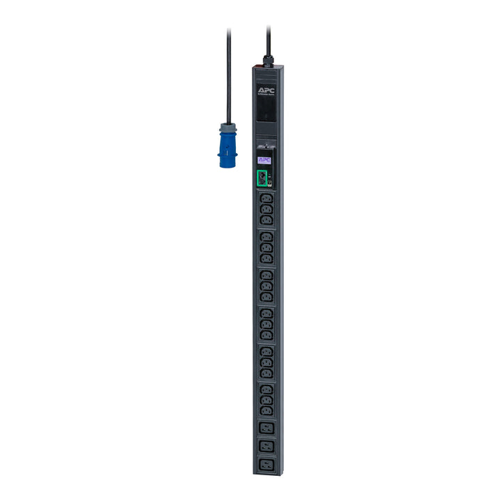 APC Easy Rack PDU Metered 0U 16A 230V 3.7kW 18 C13 3 C19 IEC 309 Inlet - SourceIT