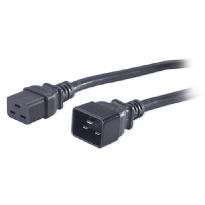 APC NetShelter Jumper Power Cord IEC C19 to C20 16A 2.0m Black - SourceIT